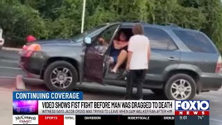 Video shows fight before man was dragged to death