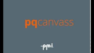 PMI PQ Canvass – Visual Walkthrough