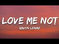 Ravyn Lenae - Love Me Not (Lyrics)
