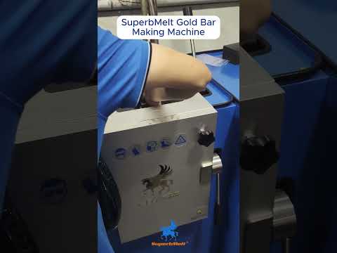 SuperbMelt Gold Bar Making Machine —— Cast mirror finish gold bar in 13mins