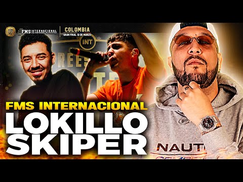 EL INGENIERO VS EL COMEDIANTE | PIEZAS REACCIONA A SKIPER VS LOKILLO | FMS INTERNACIONAL (COLOMBIA)