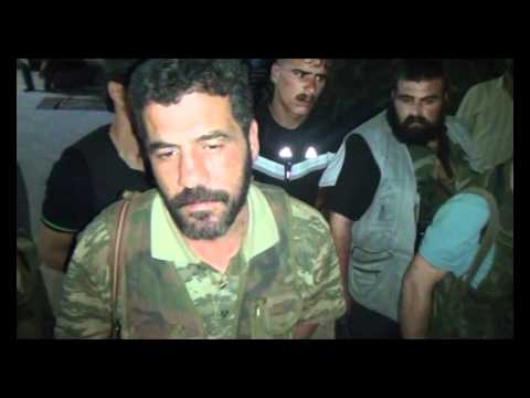 لقاء مع القائد باسل عيسى أثناء تشييع مؤيد غفير