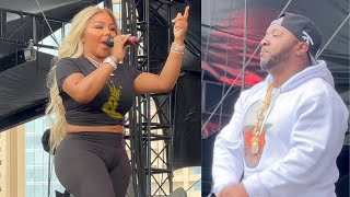 Lil Kim Performs &quot;Get Money&quot; With Lil&#39; Cease @ Lovers and Friends 2023