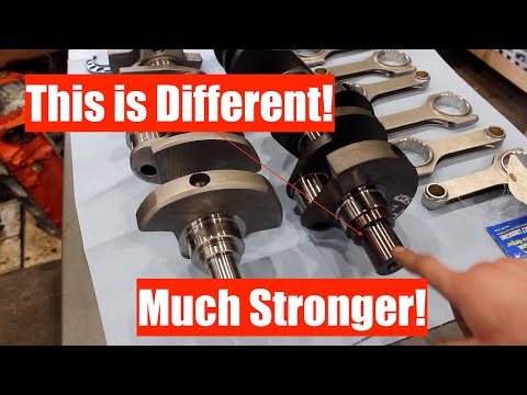 Small Block Mixed with a Big Block Crankshaft? Supercharged SBC Crankshaft