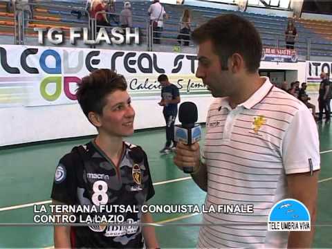 TELE UMBRIA VIVA TG "REAL STATTE -TERNANA FUTSAL" 01 06 15