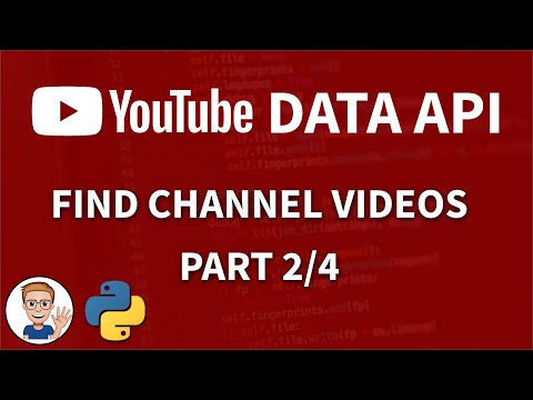 YouTube Data API Tutorial with Python Find Channel Videos Part 2