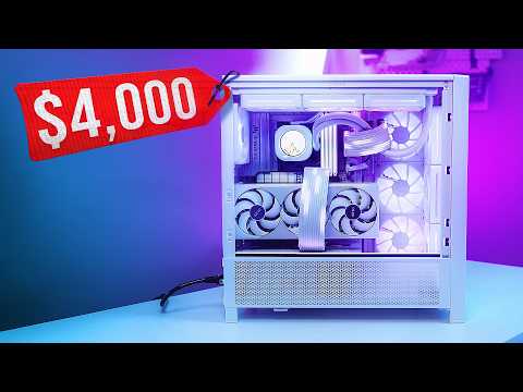 Building my DREAM $4000 Gaming PC - Intel 285K + RTX 5080 All White PC!