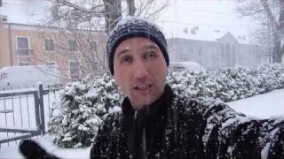 Tour of Tallinn's Old Town in Estonia by Francis Tapon during the snowy winter