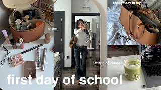 my first day back to school (spring semester) 🌟 a realistic day in my life