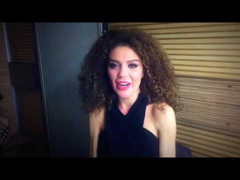 Tamara Gachechiladze (Georgia at Eurovision 2017) greets Eurovision fans