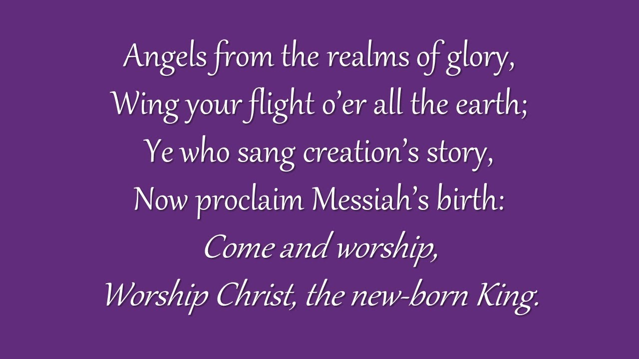 Angels from the Realms of Glory (Metropolitan Tabernacle)