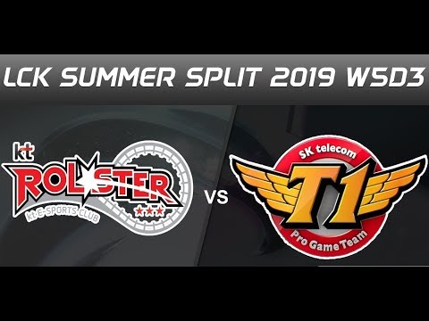 KT Rolster vs SK Telecom T1 | LCK Summer 2019 W5G1 | FULL GAME