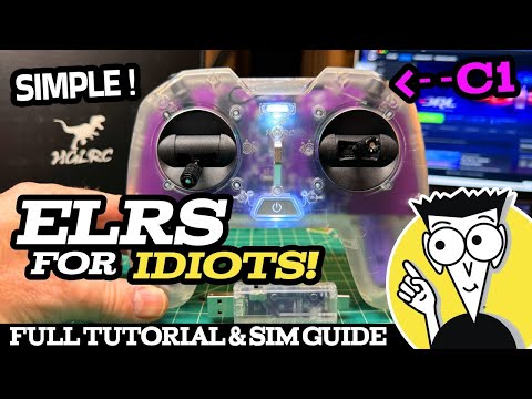 HGLRC C1 ELRS 2 4Ghz Radio - Review, Tutorial & Fpv Sim Setup