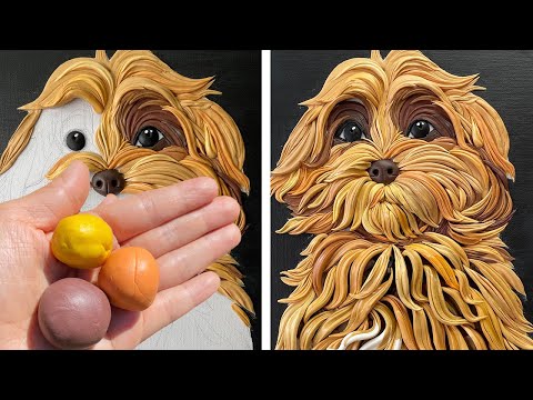 So cute! I can't believe it's made out of clay! | clay art