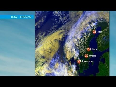 Sophia Nilsson om värme och kraftigt regnande - Nyhetsmorgon (TV4)