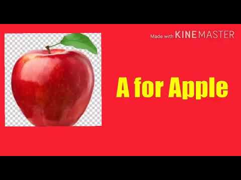 English Alphabet || A for Apple , B for Ball..