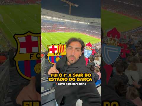 O 1º A SAIR DO ESTÁDIO? 🤔