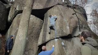 Video thumbnail of Herr Right, V7. Governor Stable