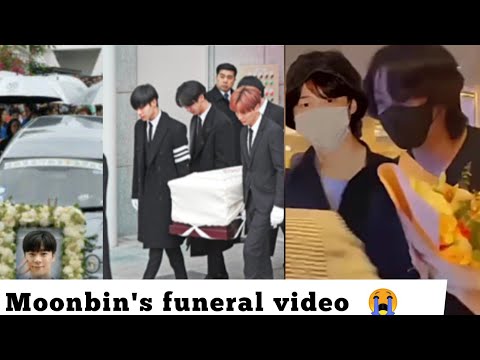 last moments of moonbin's funeral 😭🥀