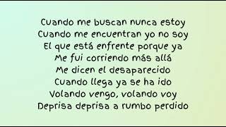 Desaparecido - Manu Chao. lyrics/ letras