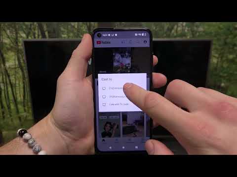 How to Screen Cast from a YouTube App to Smart TV on the HTC Desire 22 Pro - Screen Mirroring
