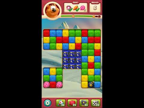 Toon Blast Level 2376 - NO BOOSTERS 🐻🐺🐱 | SKILLGAMING ✔️