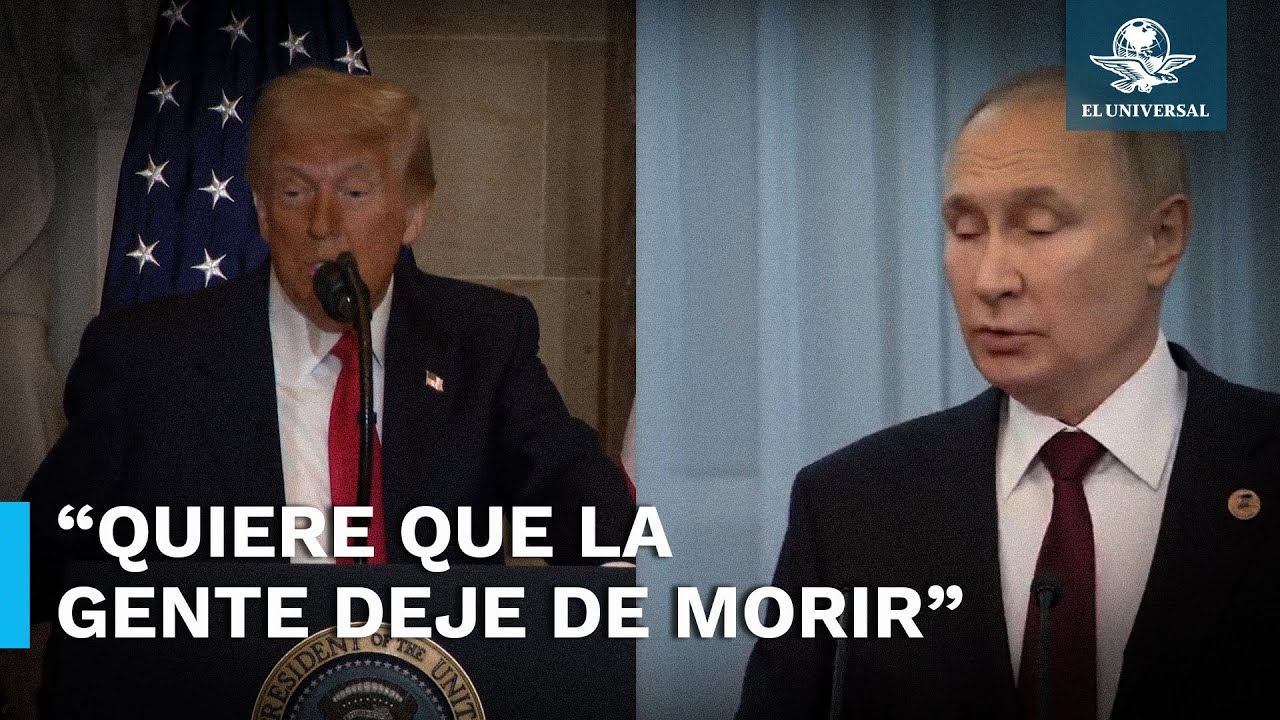 Revela Donald Trump llamada con Vladimir Putin sobre la guerra en Ucrania