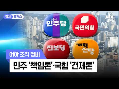 여야 조직 정비..민주 '책임론'·국힘 '견제론'
