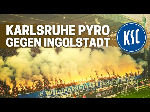 Für immer Wildparkstadion | Pyro bei Karlsruher SC - FC Ingolstadt (22.04.2022) #ksc