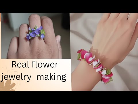 #DIY real flower jewelry making tips