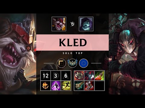 Kled Top vs Yorick - EUW Challenger Patch 25.12