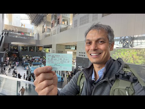 Kyoto Station to Tokyo from Ticket Vending Machine to Shinkansen Train Tour Experience 