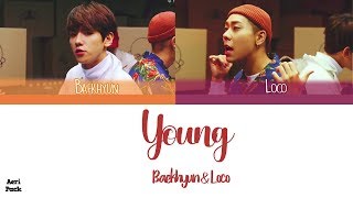 BAEKHYUN &amp; LOCO- Young (Color Coded Legendado PT BR)