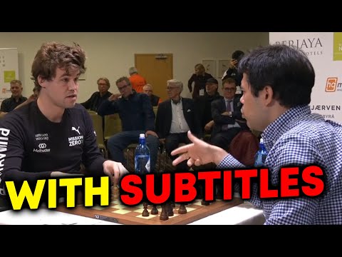 MAGNUS WHISPERS to HIKARU After the Game: "WRONG MOVE, SECOND TIME TODAY"