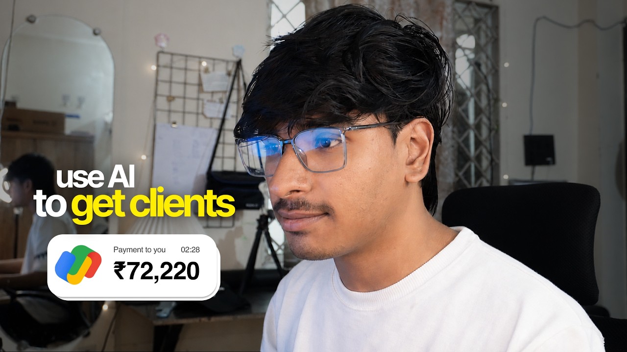 How I Use AI to Freelance, Get Clients & Save Hours as a Student