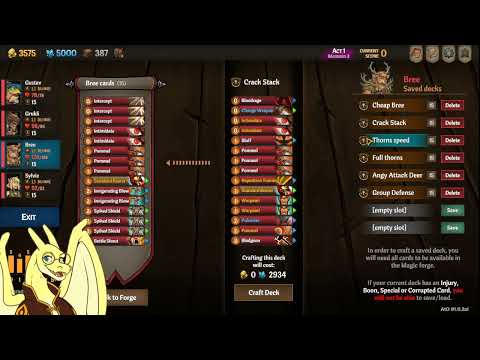 Bree Decks in under 60 seconds for Across the Obelisk, Perks in the description