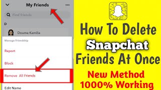 How To Remove all Friends on Snapchat (2023) | How To Remove Friends on Snapchat at Once