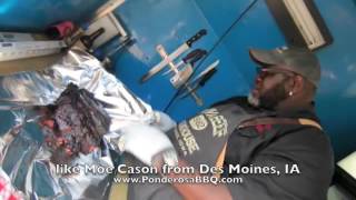 BBQ Pitmasters Big Moe Cason, Ponderosa BBQ DesMoines BBQ Pit Wars Star