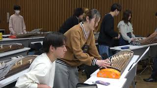 【敬愛大学教育学部】「日本の音楽体験」―三味線や箏を通して日本文化にふれる―