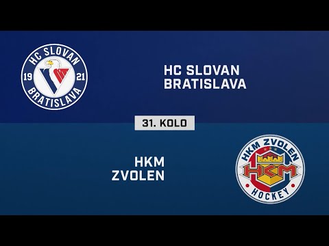 31. kolo: HC Slovan Bratislava – HKM Zvolen 6:3 (HIGHLIGHTY)