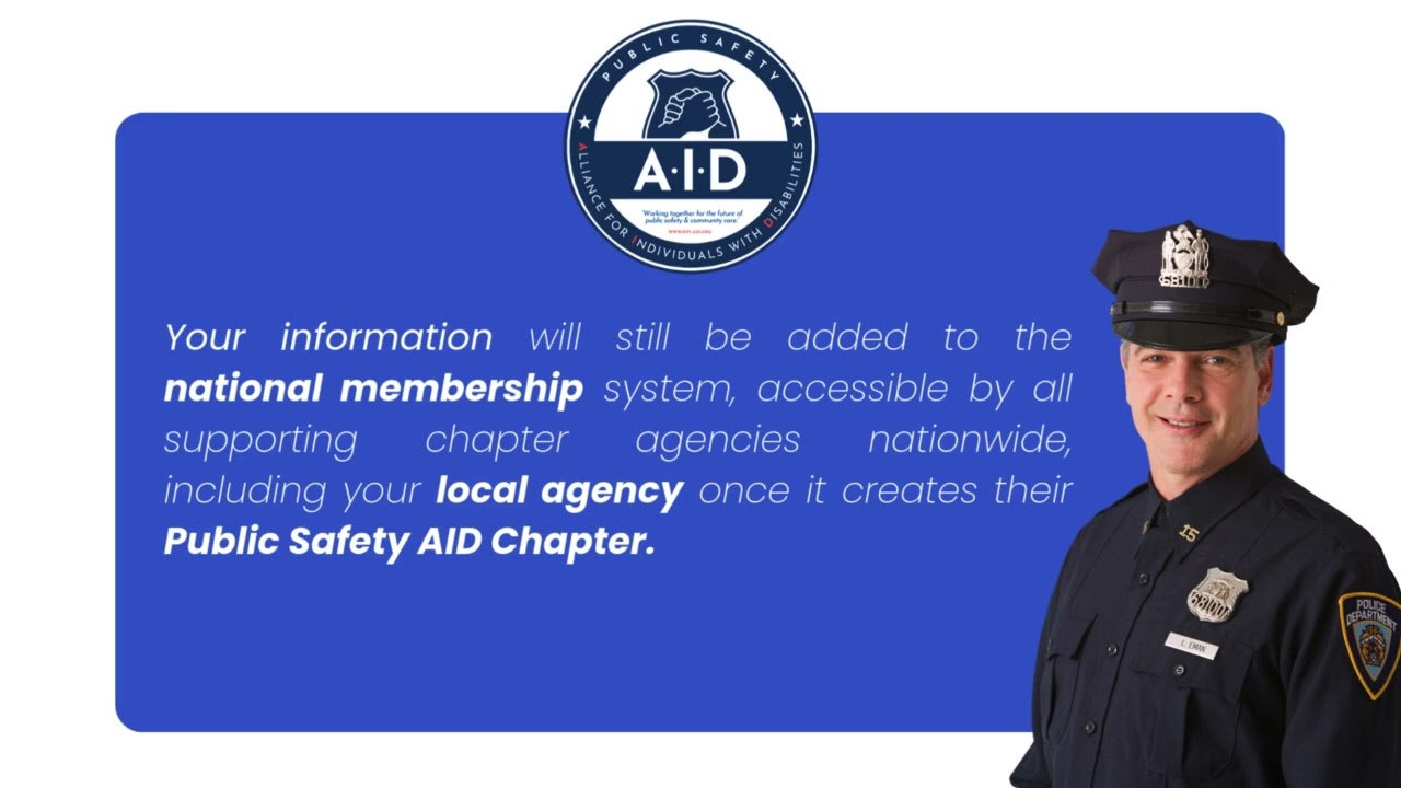 NPS-AID Community Video - National Public Safety Alliance for Individuals with Disabilities