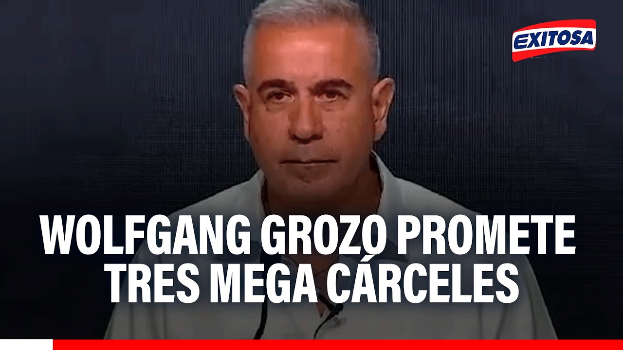 🔴🔵 Wolfgang Grozo asegura que faltan mega cárceles en el país: “No son suficientes las operativas”