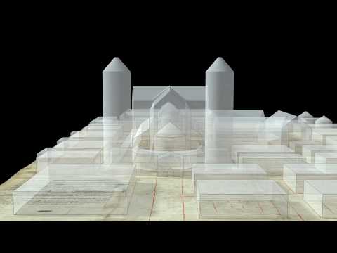 Original-Klosterplan aus dem 9. Jahrhundert feiert Weltpremiere im Stiftsbezirk St.Gallen