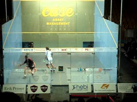 Squash: Case Swedish open Final 2006 David Palmer - Alex Gough Part 3.