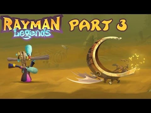 Rayman Legends - 100% Run - Part 3: Up For The Challenge
