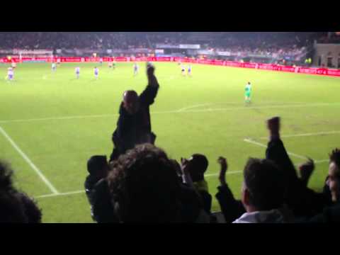 Sparta - Willem II - Sfeer maken in het uitvak - 2-1 - 24-2-2012