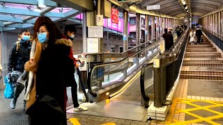 Hong Kong walk/Central Market and Mid-Levels escalator