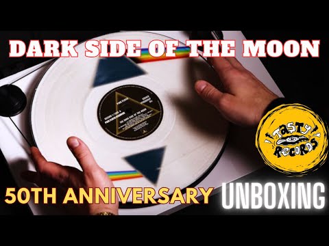 UNBOXING The Dark Side of The Moon 50th Anniversary 2024 UV Clear Vinyl - Tasty Records Altrincham