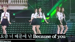 베리굿 Berry Good[4K 직캠]요즘 너 때문에 난 Because of you@20160710 Rock Music