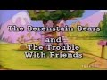 Berenstain Bears Trouble With Friends 1986 VHS